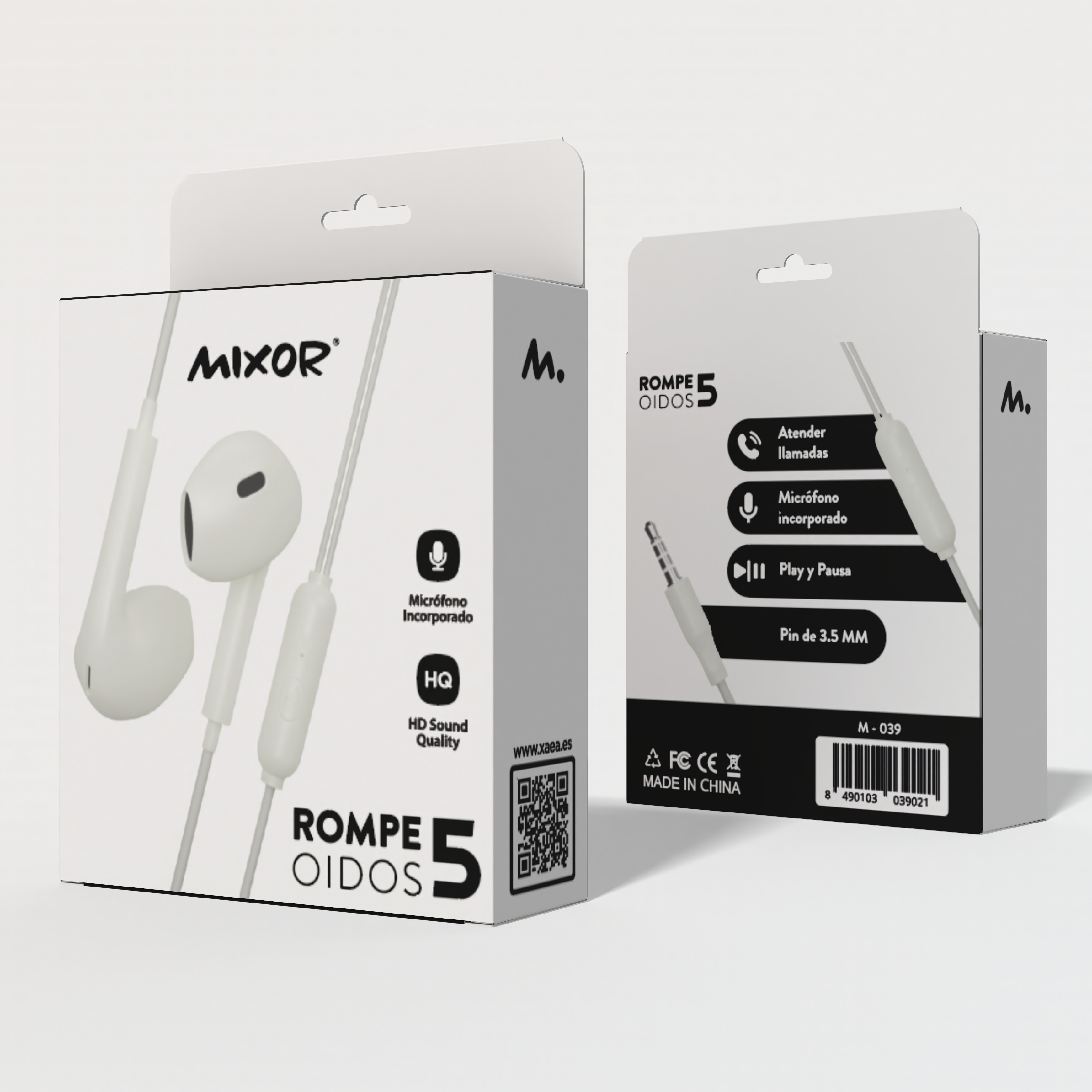 XAEA  MIXOR  AURICULARES  ROMPE OIDOS 5 M-039