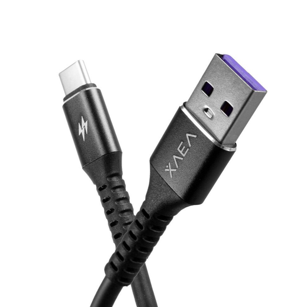 XAEA CABLE USB X-094 TIPO-C 3A 2.4A NEGRO 1M