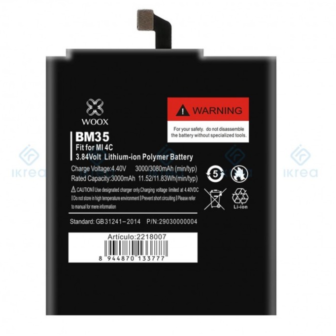 BATERIA XIAOMI 4C (BM35)