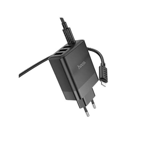HOCO C127A FOUR-PORT PD45W(1C3A) CARGADOR(TIPO C A LIGHTNING)(EU)