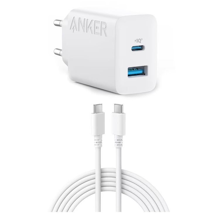 ANKER CARGADOR 20W  CON CABLE TIPO C-C