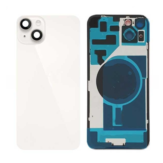 TAPA IPHONE 14 PLUS CON LENTE + SOPORTE