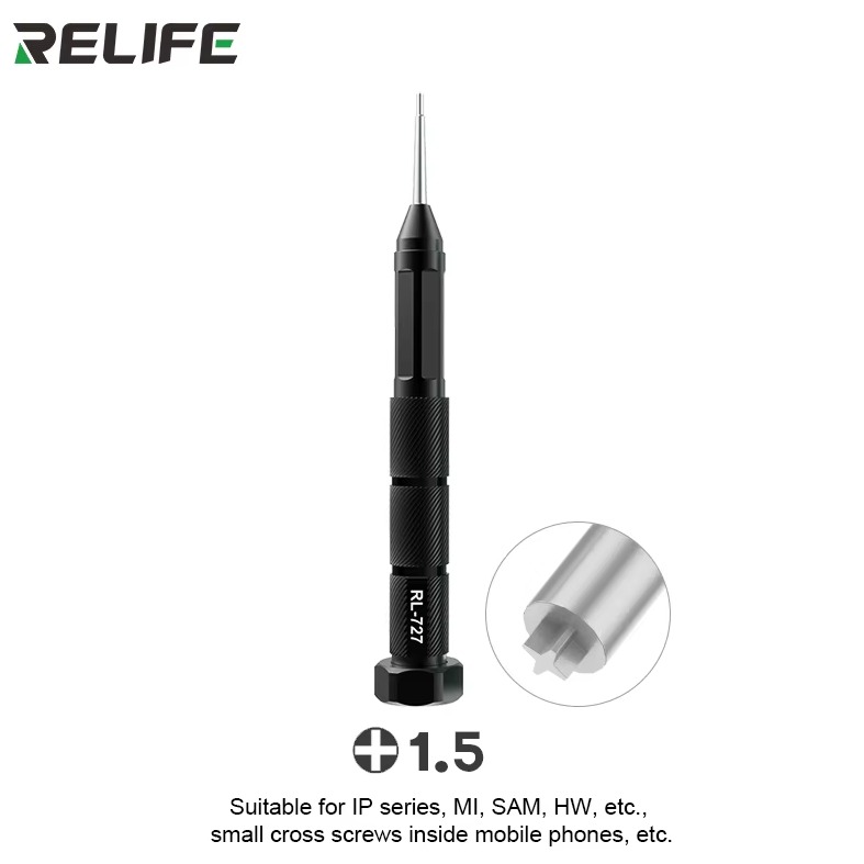 DESTORNILLADOR RELIFE 3D 1.5 NEGRO RL-727