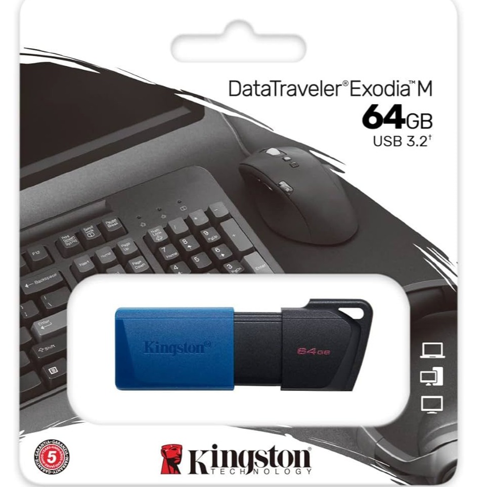 PENDRIVE  KINGSTON EXODIA 64GB 3.2