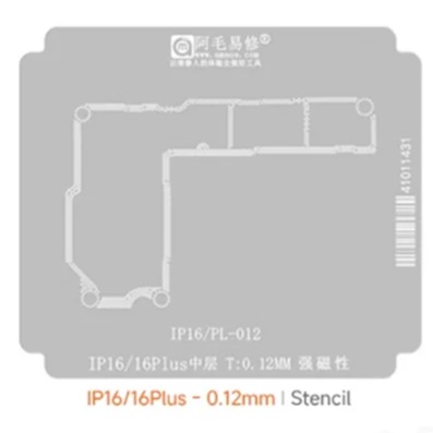 STENCIL INTERPOSER IPHONE 16 SERIE - A18 AMAOE