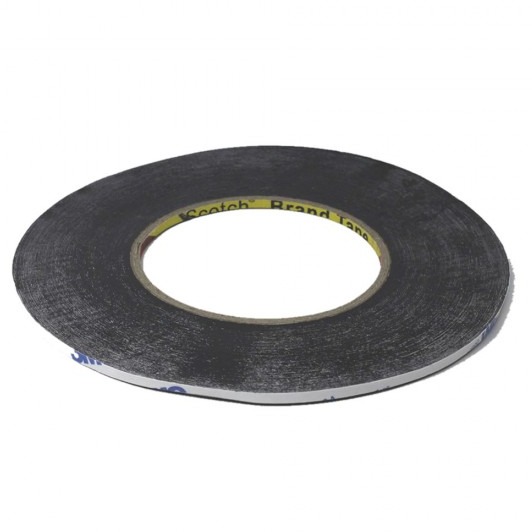 CINTA DOBLE CARA 3M NEGRO 3MM