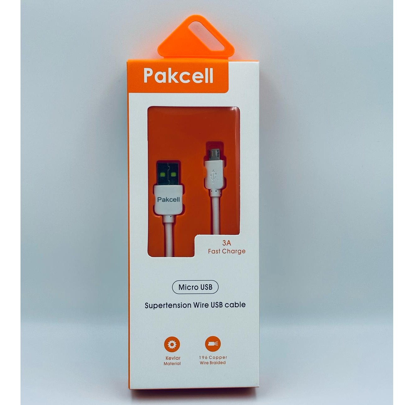 PAK CELL MICRO CABLE 3A NEGRO