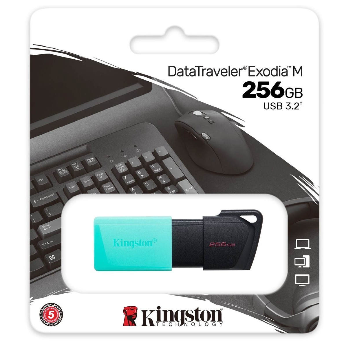 PENDRIVE  KINGSTON EXODIA 256GB 3.2
