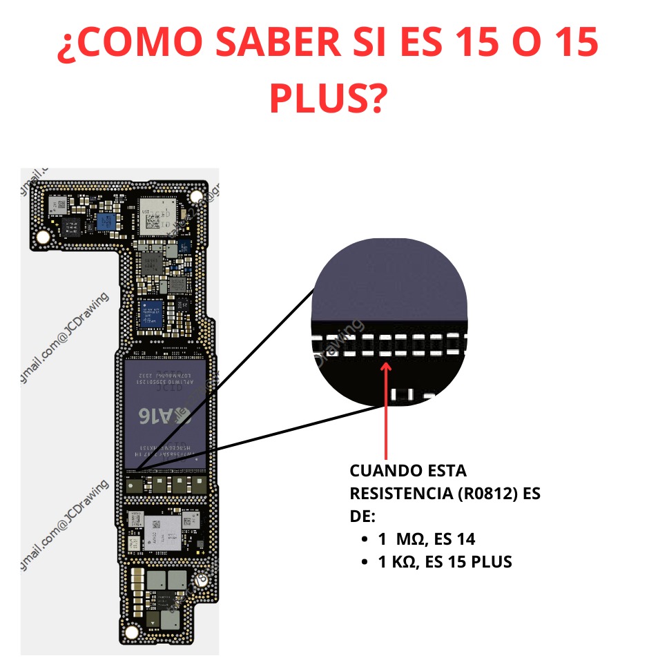 PLACA BASE CNC IPHONE 15/15+ CORE