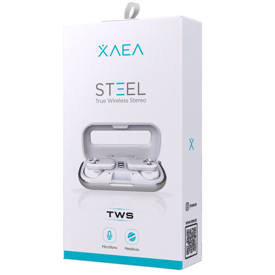 XAEA AURICULAR TWS STEEL X-102  BLANCO