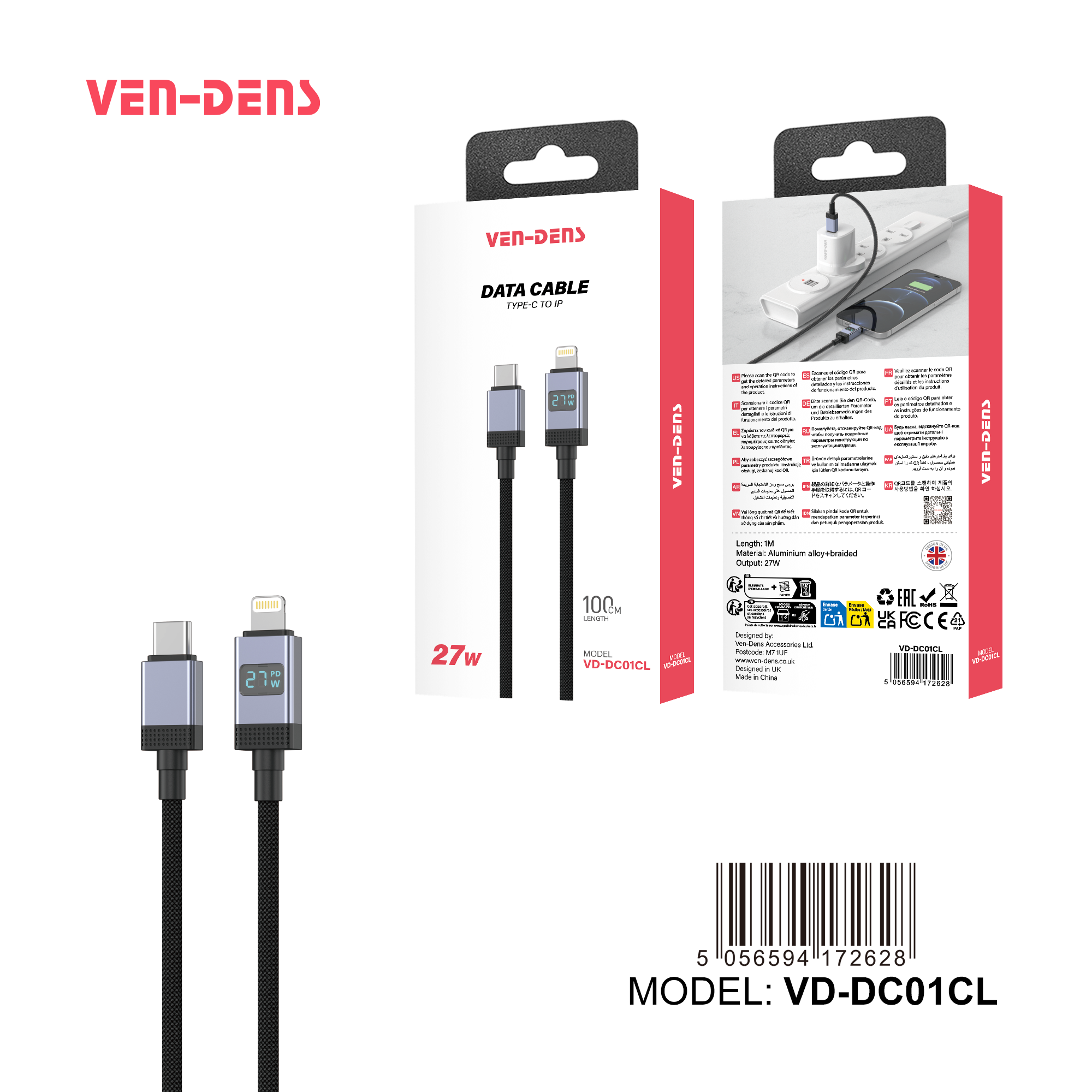 VEN-DENS CABLE DC21CL 27W C-L SOFT