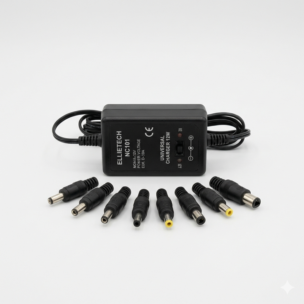 ELLIETECH NC101 CARGADOR UNIVERSAL 12W 8 CLAVIJAS