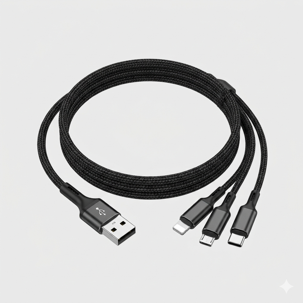 BOROFONE  BX72 CABLE CARGA 3IN1 (USB-T/M/L)