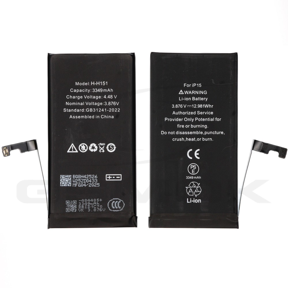 BATERIA DIAGNOSTIC RD IPHONE 15 PRO