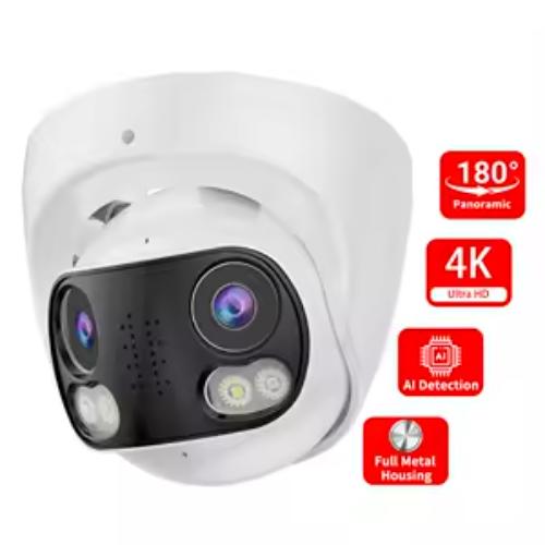 CAMARA IP DOMO DOBLE LENTE 8MP 180° - GA-B6DBFD-M8G