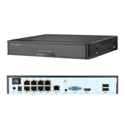 NVR 4K 16 CANALES CON 8 PUERTOS POE - GR-N8016H1-P8
